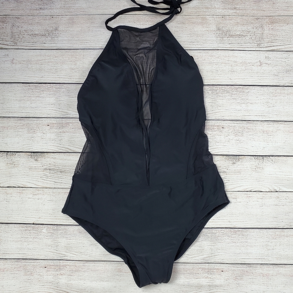 Ted Baker NWT mesh panel one piece swimsuit - Picture 3 of 10